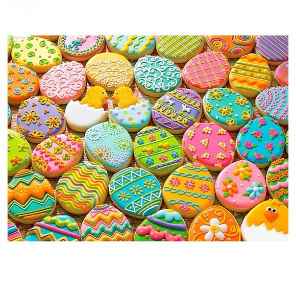 1000 Piece Easter Cookies Puzzle - Picture 1 of 6